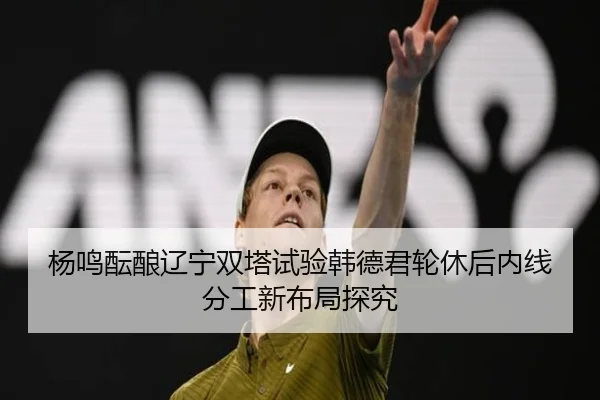 杨鸣酝酿辽宁双塔试验韩德君轮休后内线分工新布局探究